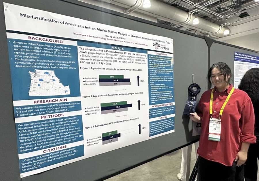 Kacey Little, MPH, Northwest Tribal Epidemiology Center Biostatistician.