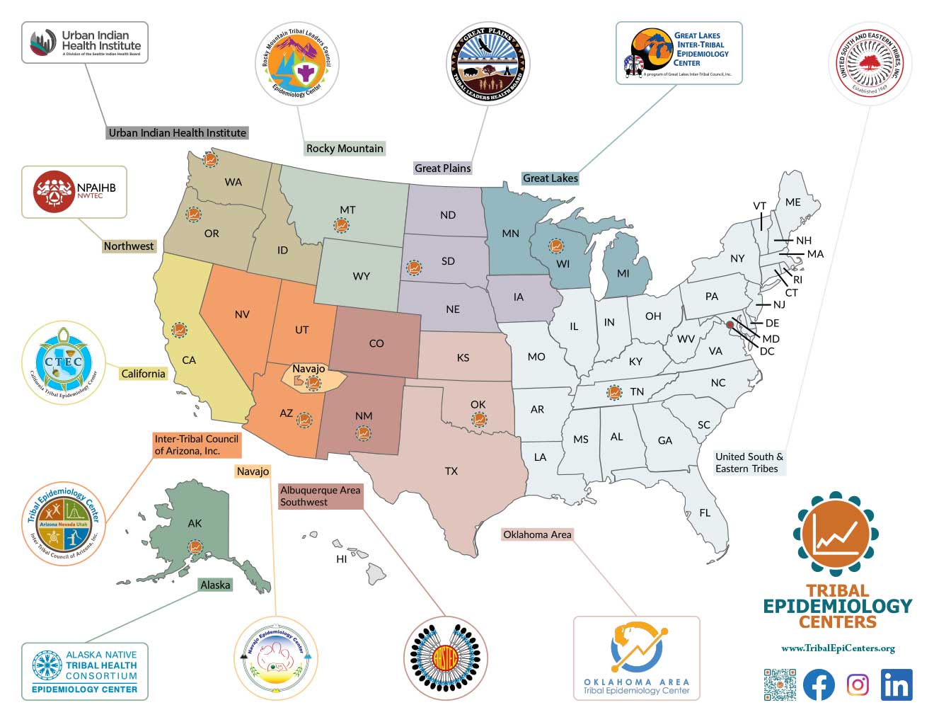 TEC Regional Locator Map